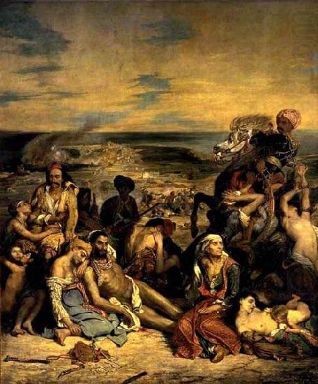 Massacre at Chios, Eugene Delacroix
